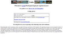 Tablet Screenshot of acsi.acnatsci.org