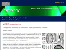 Tablet Screenshot of diatom.acnatsci.org